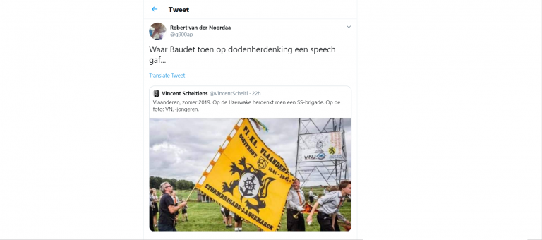 De Vlaamse IJzerwake: opvallend veel jongeren, SS-vlag wappert vrijelijk rond