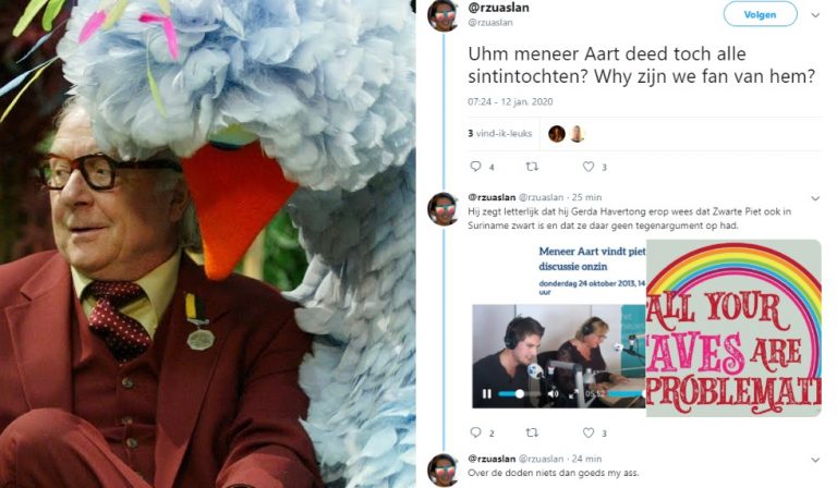 Activisten bekritiseren ‘racistische Aart S.’, twitteraars reageren furieus