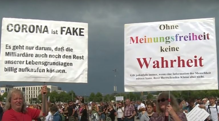 ‘Antilockdownprotesten triggeren extreemrechts terrorisme’