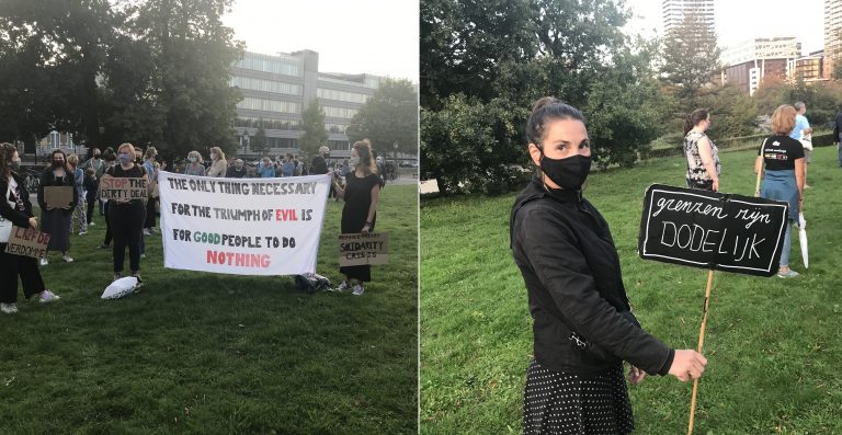 ‘Evacueer Moria!’: protest in Den Haag voor ruimhartiger asielbeleid