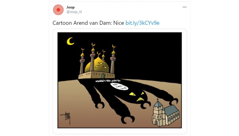 NPO-website Joop onder vuur vanwege ‘islamofobe’ cartoon