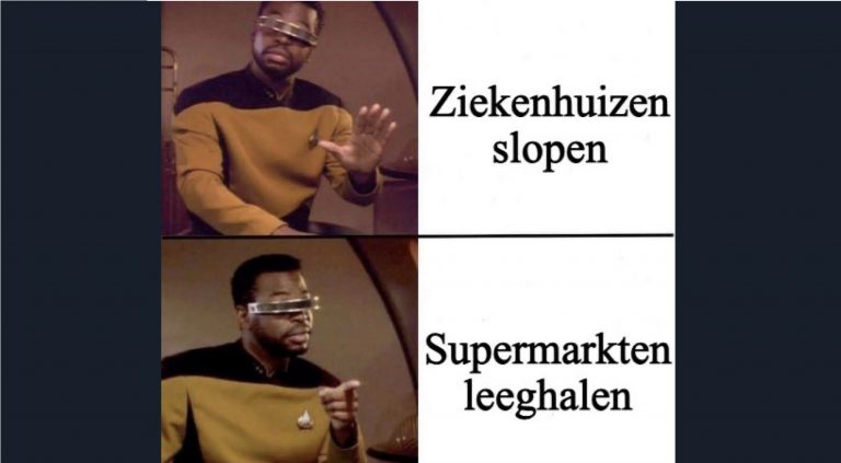 BIJ1-jongeren op Twitter: plunderen supermarkten is zo slecht nog niet