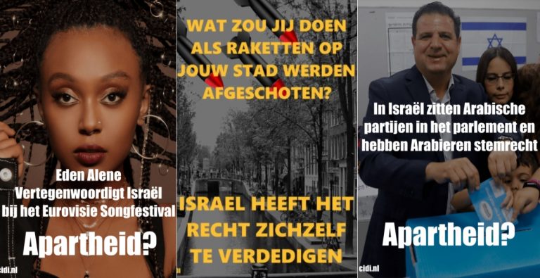 ‘Helemaal eens!’, ‘Smerig racisme’: postercampagne CIDI maakt tongen los