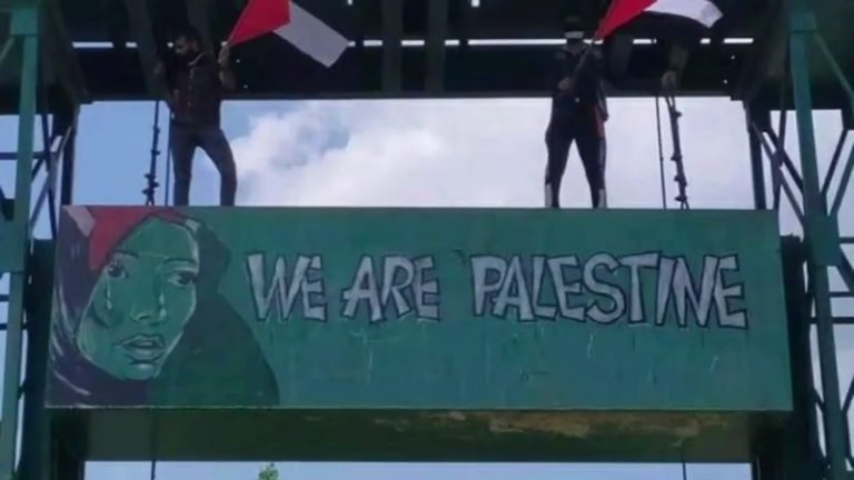 Kunstenaar in Kashmir belandt in cel om pro-Palestijnse graffiti