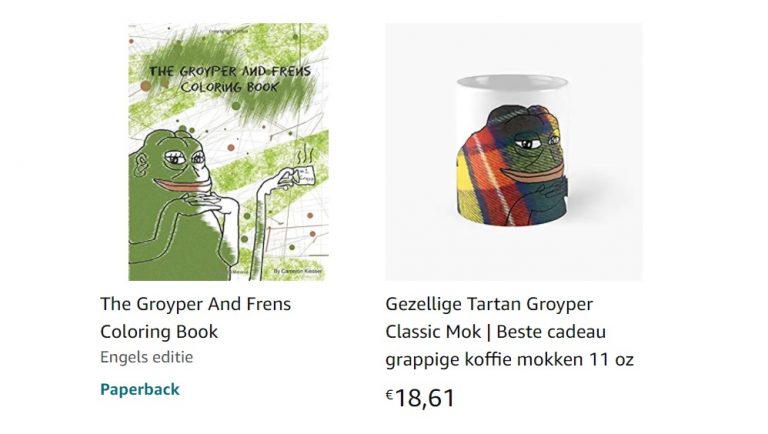 Amazon verkoopt merchandise van alt-right-figuur Groyper