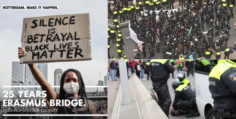 Activisten boos: Rotterdam promoot zichzelf met afgebroken BLM-demo