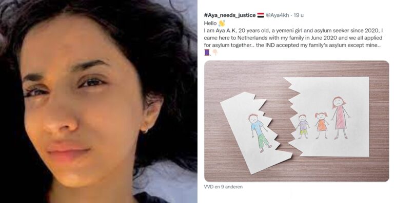IND dreigt Jemenitische Aya (20) te scheiden van familie