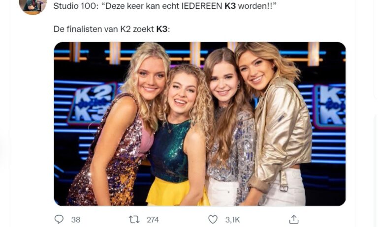 Nieuw K3-lid is een witte vrouw, tot ergernis van sommigen: ‘Gemiste kans’