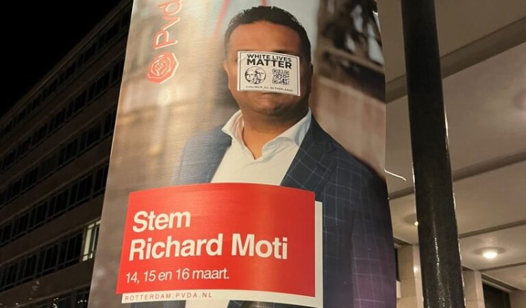 Rotterdam: partijen doen aangifte vanwege racistische stickers