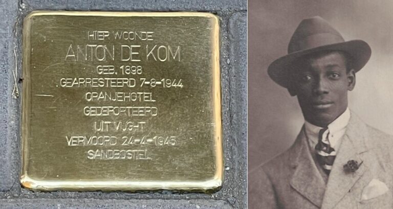 Surinaamse verzetsstrijder Anton de Kom krijgt eerbetoon in Den Haag