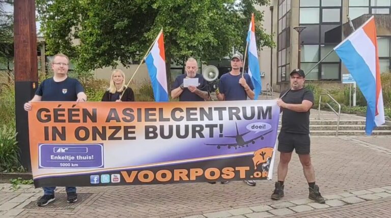 Ook extreemrechts weet Albergen te vinden: ‘Géén asielcentrum!’