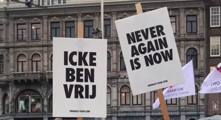 Amsterdam: politie confisqueert geluidsinstallatie aanhangers Icke
