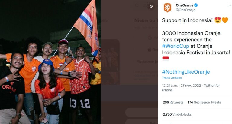 Indonesische Oranje-supporters beschimpt: ‘VOC zou trots zijn’