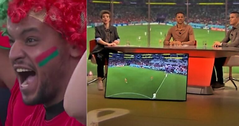 ‘Re… juichen’: NOS-presentatrice verspreekt zich over Marokko-fans