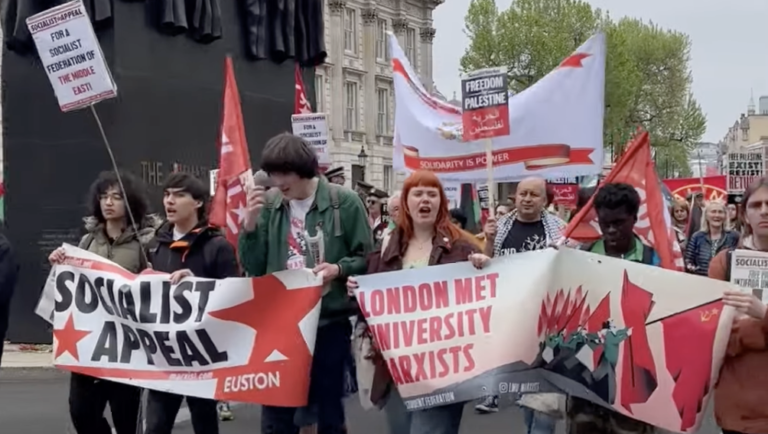 Duizenden demonstreren in Londen om Nakba te herdenken