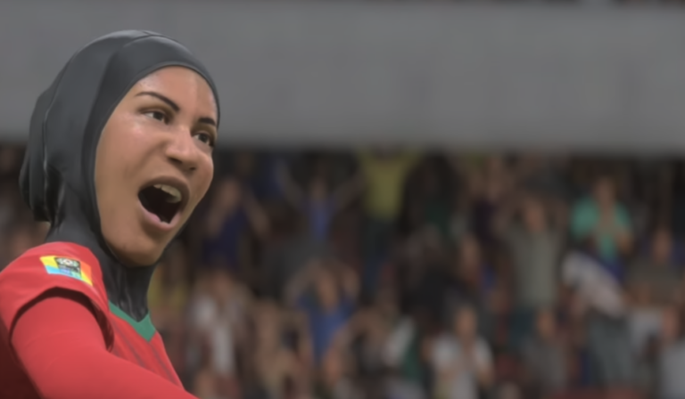 Primeur: eerste voetbalster met hoofddoek bij Fifa 23