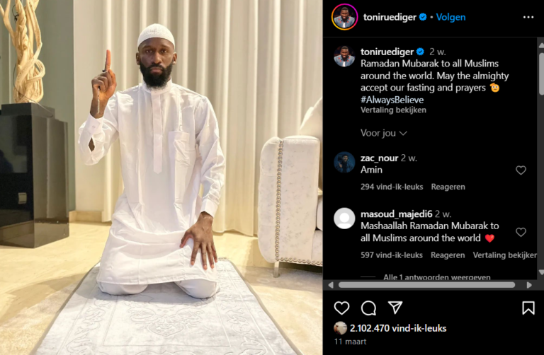 Ramadanfoto van Duitse voetballer leidt tot commotie
