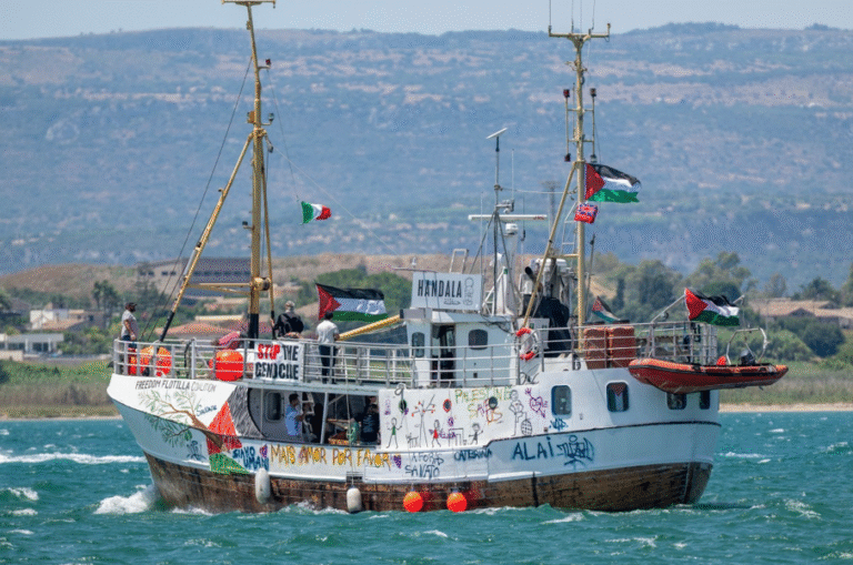 Nieuwe hulpboot op weg naar Gaza