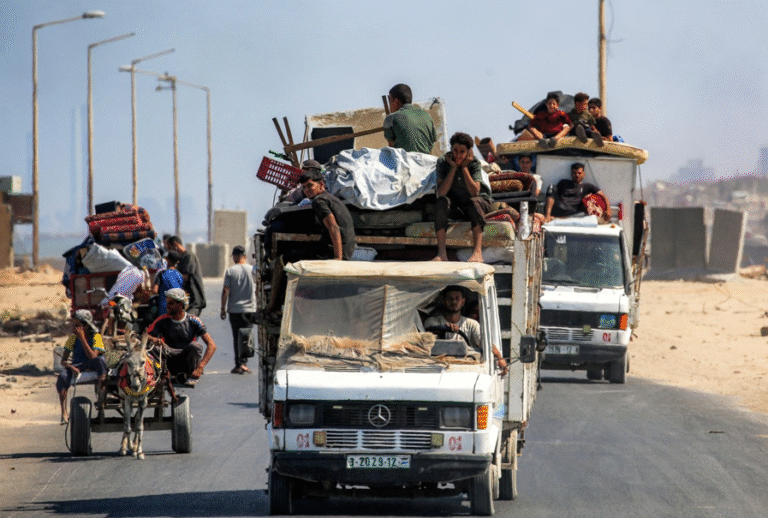 Veel inwoners van Gaza-Stad vluchten, anderen blijven achter