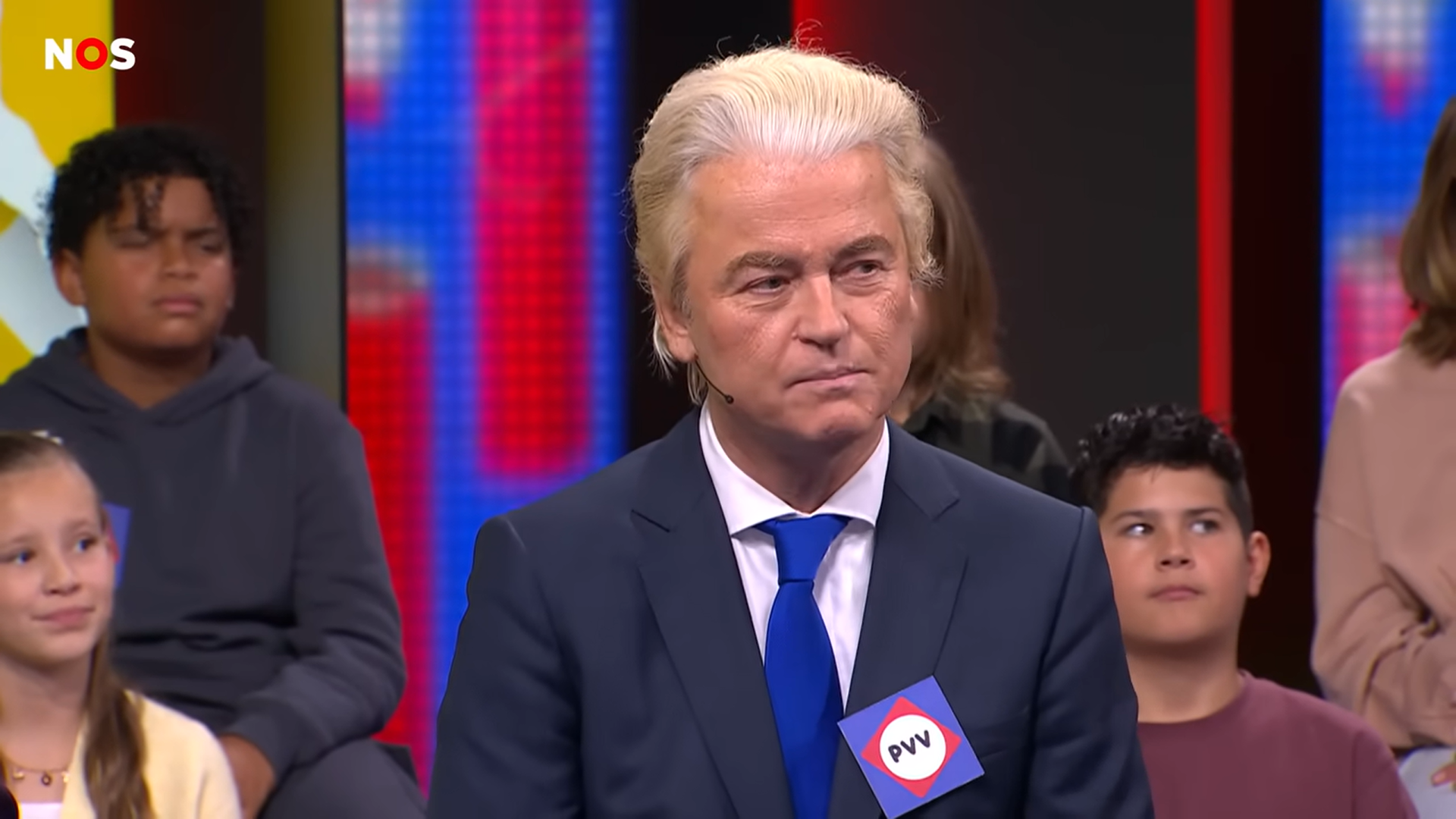Geert Wilders bij het Jeugdjournaal