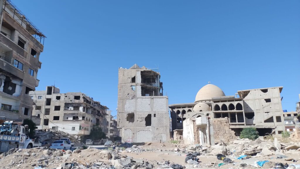 Een stadsdeel dat nu onbewoonbaar is