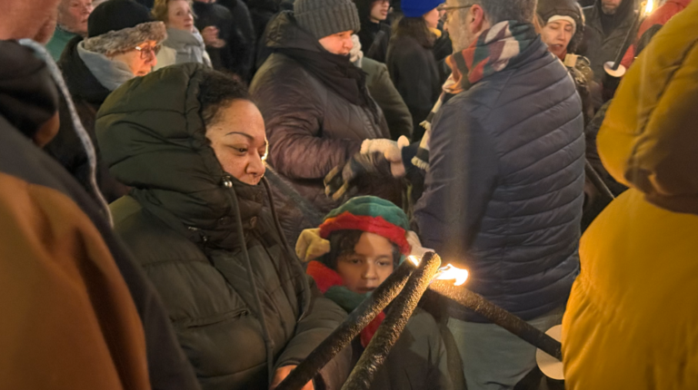 De fakkeltocht keerde terug in Eindhoven, maar met minder Turkse Nederlanders