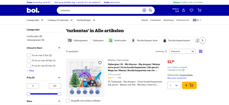 Ophef over ’turkentas’ bij Bol.com: ‘Zo’n tas moet op zijn minst een snor hebben’