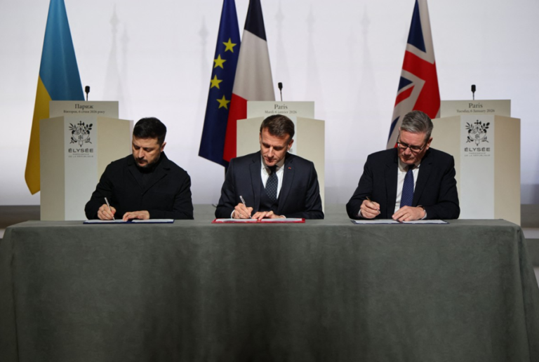 Engeland en Frankrijk spreken af na staakt-het-vuren troepen naar Oekraïne te sturen