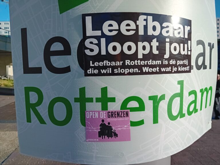Is de Leefbaar-slogan ‘Rotterdammers eerst’ afgeleid van ‘America First’?
