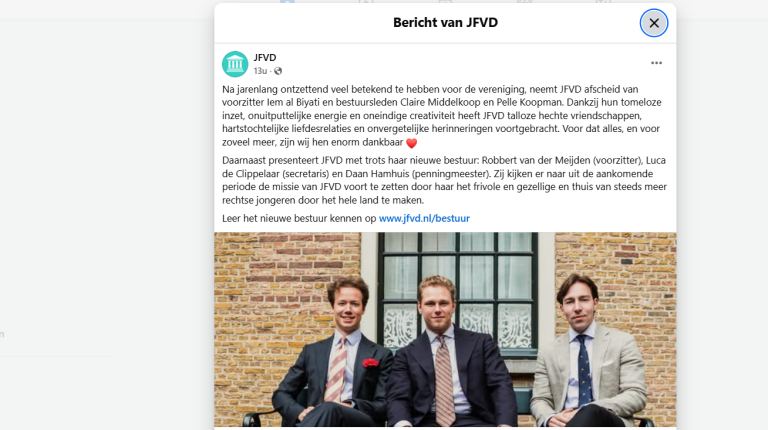 Jongerentak van extreemrechtse FvD heeft nieuw bestuur