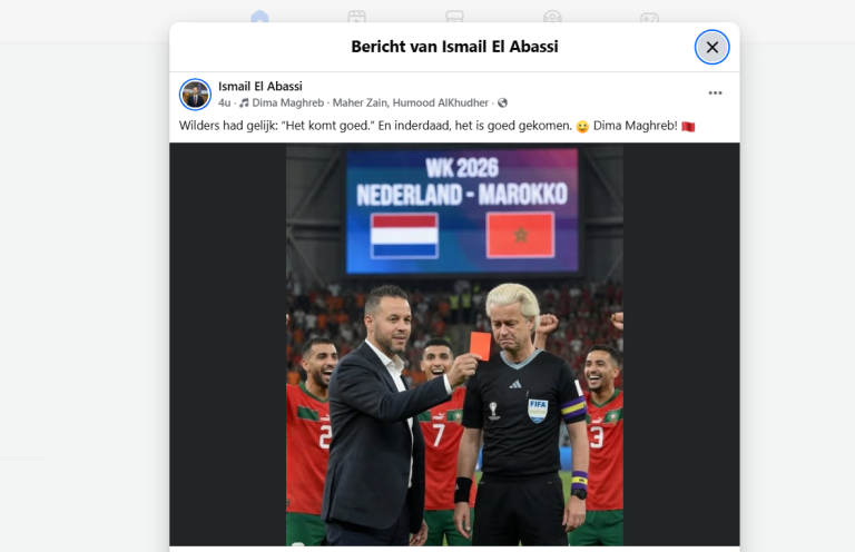 Marokkaanse Nederlanders vieren feest, Oranje verslagen