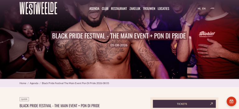4 en 5 augustus: Black Pride in Amsterdam