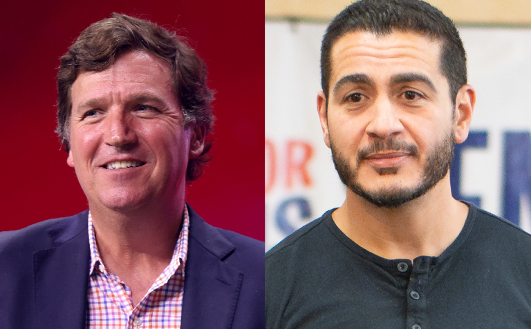 Voormalige Trump-bondgenoot Tucker Carlson steunt linkse Democraat Abdul El-Sayed